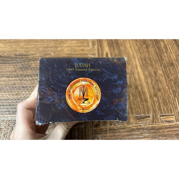 Fontanini Depose Italy "Judah" 5 inches Figurine Open Box & Story Card NEW - Picture 2 of 9